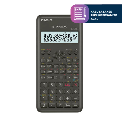 Mokslinis skaičiuotuvas CASIO FX-82MS, 85 x 157 x 23,2 mm