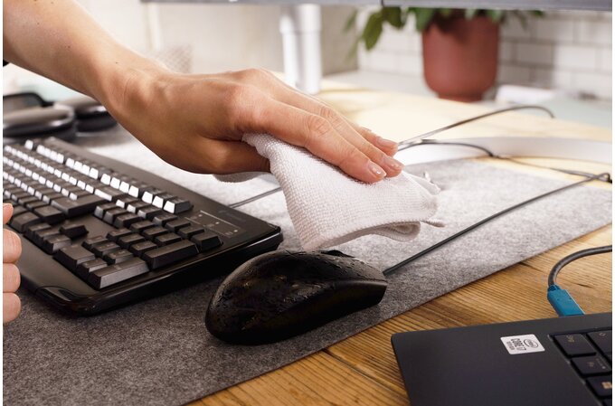 Pelė KENSINGTON Pro Fit, plaunama, su laidu, juodos sp.