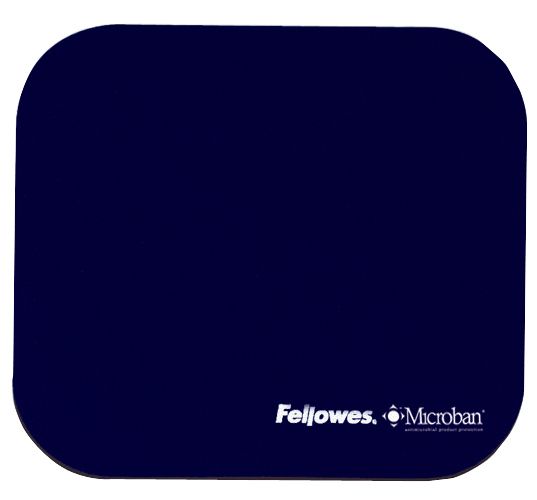 Fellowes Microban Mouse Pad, 264 mm x 280 mm x 3 mm, Blue