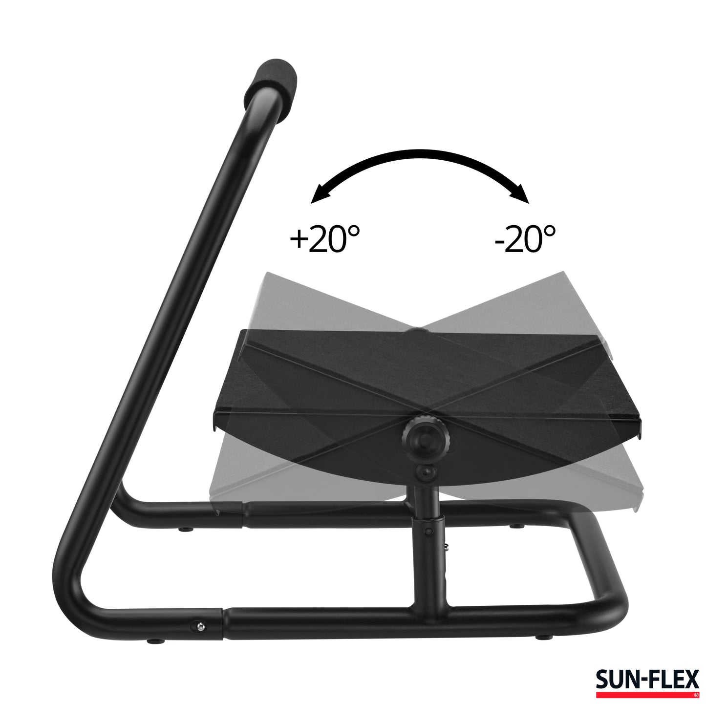 Kojų atrama SUN-FLEX®Relax, juoda