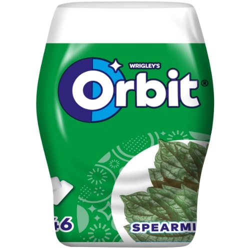 Chewing gum with sweeteners ORBIT sugar-free spearmint flavor, 64g