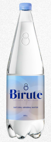 Natural mineral water BIRUTĖ, still, 1.5 l, PET