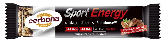Cereal bar CERBONA Sport Energy, with seeds, fruits and magnesium, 35g
