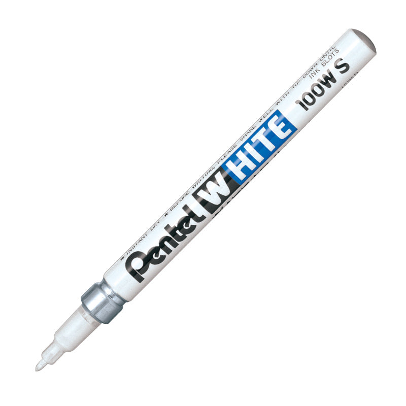 Permanent marker PENTEL WHITE, white color