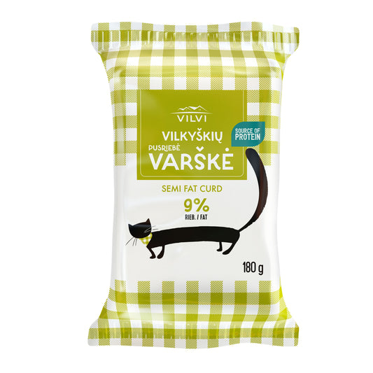 Cottage cheese VILKYŠKIŲ, 9%, 180 g