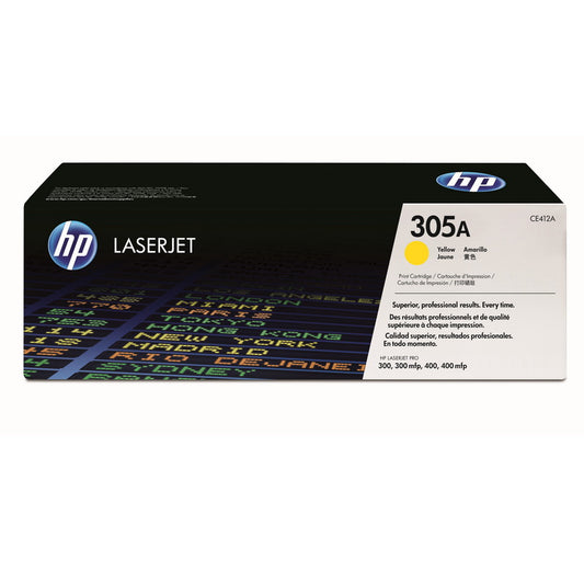 Dažomieji milteliai HP CE412A (No.305A), Geltona