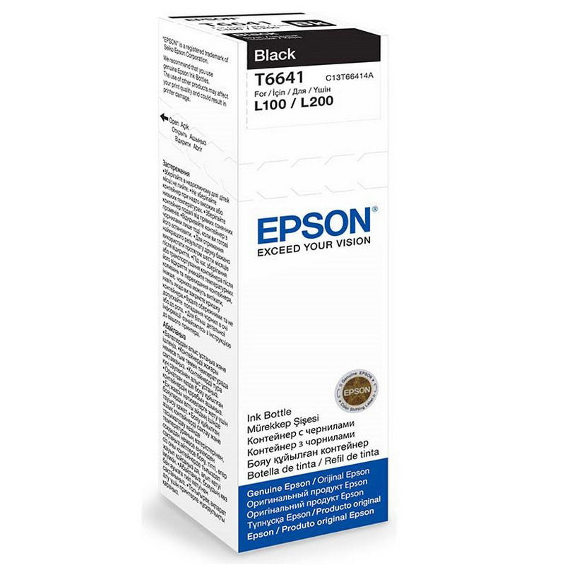 Epson (C13T66414A), juoda kasetė rašaliniams spausdintuvams