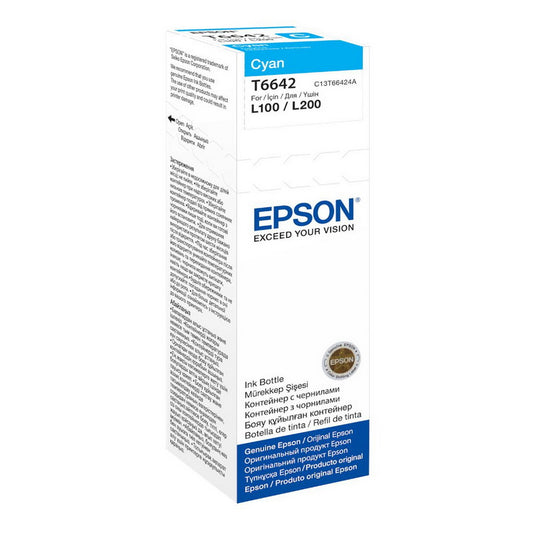 Epson (C13T66424A), žydra kasetė rašaliniams spausdintuvams