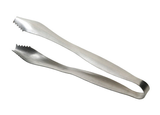 Ice tongs, with teeth, stainless steel, L 18 cm, pcs.