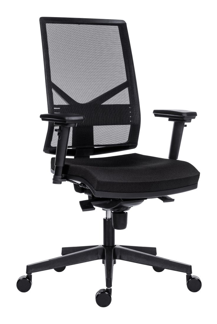 Biuro kėdė ANTARES 1750 SYN SKILL NET,  juoda