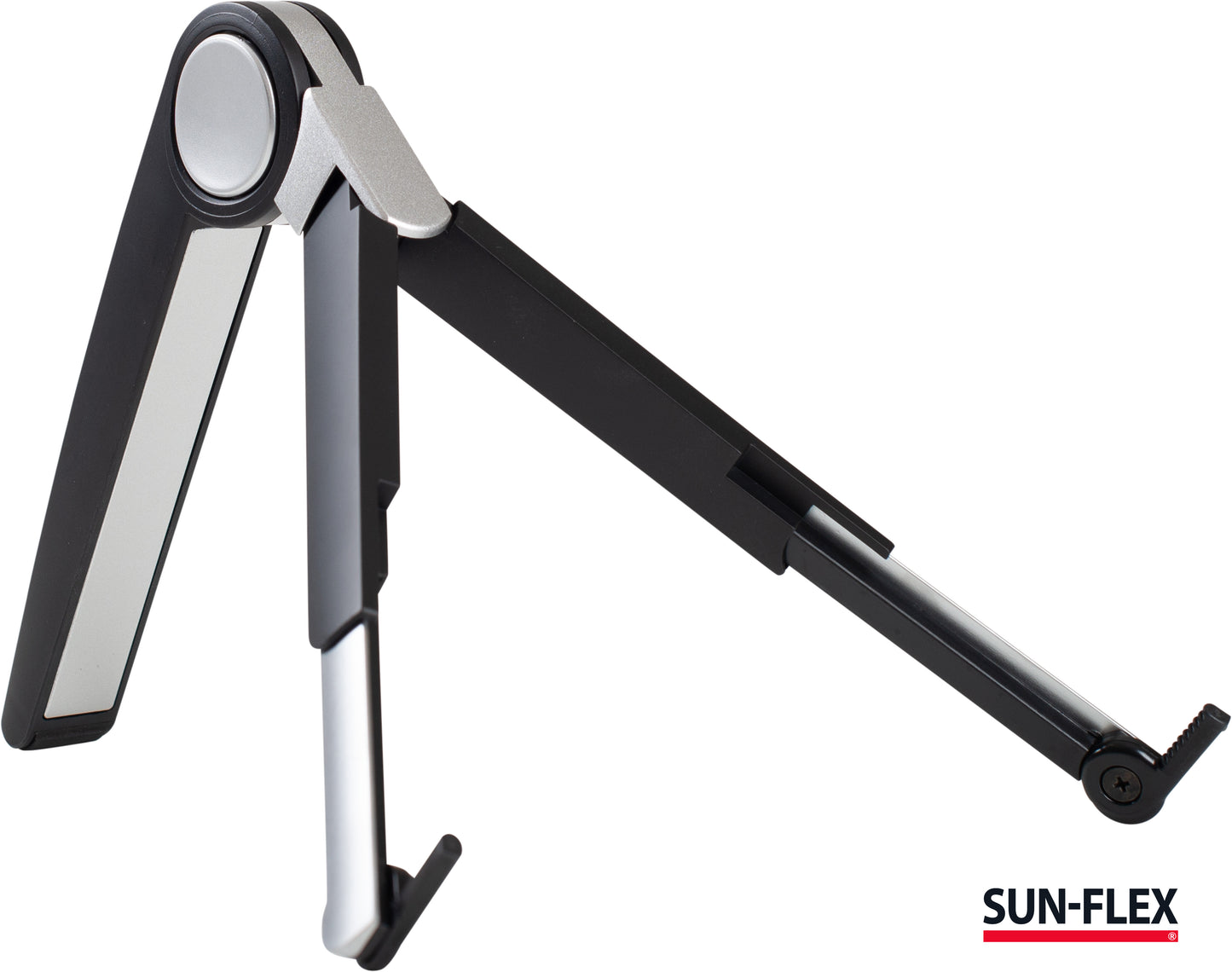 Nešiojamojo kompiuterio stovas SUN-FLEX®GRAVITY STAND, metalinis, juodos/sidabrinės spalvos