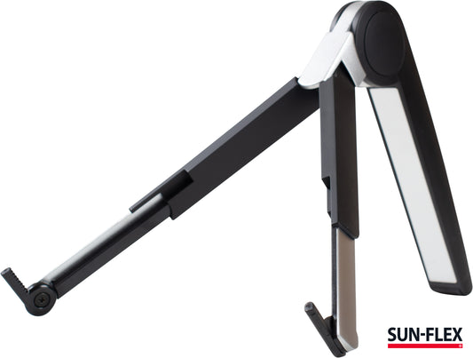 Nešiojamojo kompiuterio stovas SUN-FLEX®GRAVITY STAND, metalinis, juodos/sidabrinės spalvos