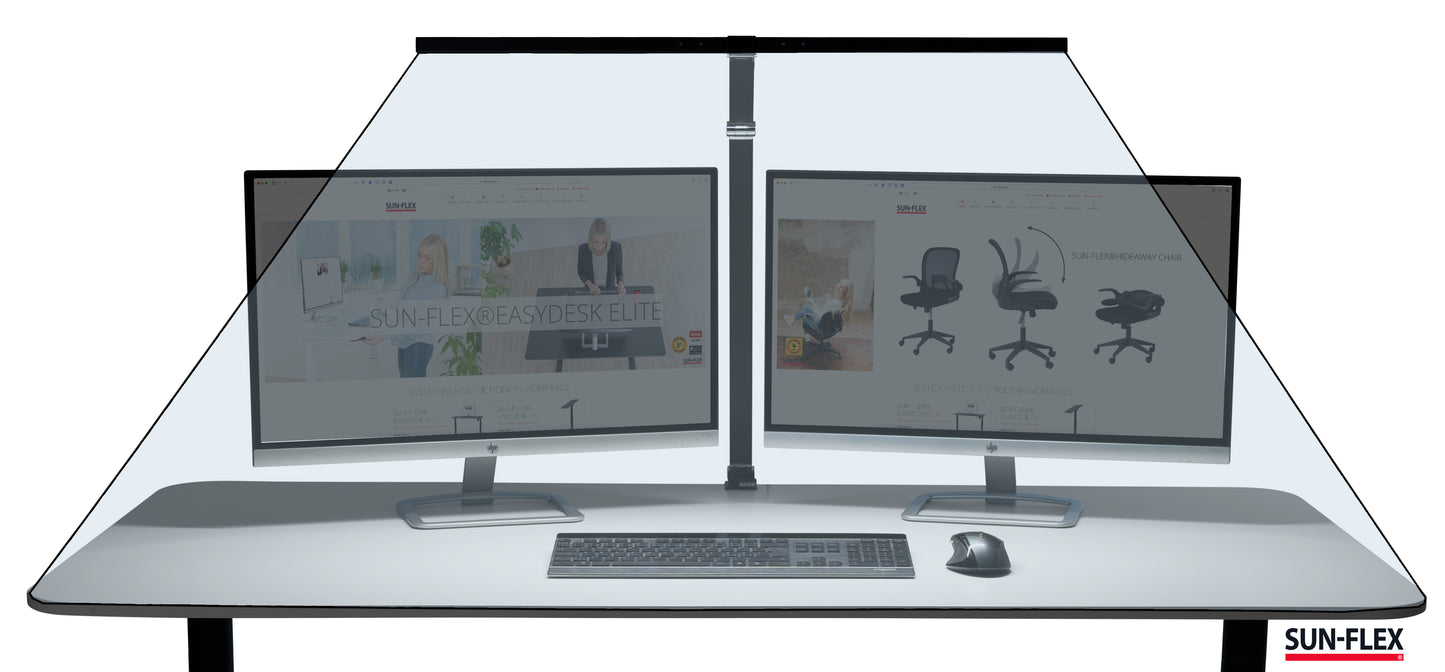 Stalinis šviestuvas SUN-FLEX®SCREENLITE, ekranui apšviesti, baltas