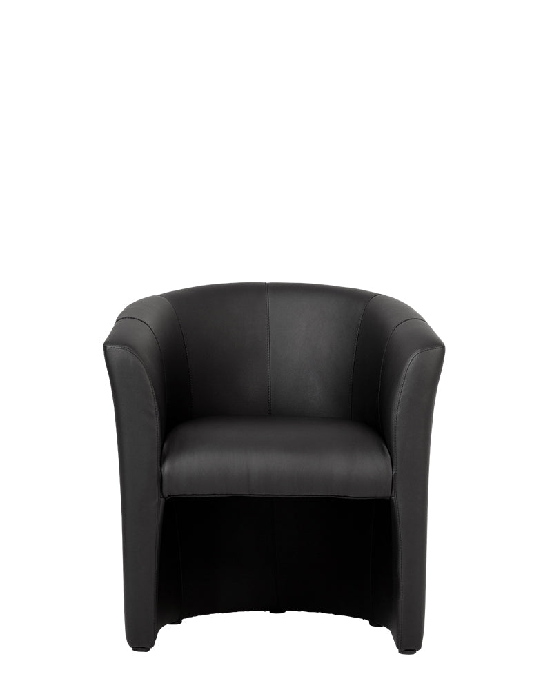 Fotelis NOWY STYL CLUB, juodos sp.  odos imitacija