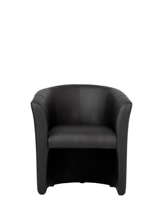 Fotelis NOWY STYL CLUB, juodos sp.  odos imitacija