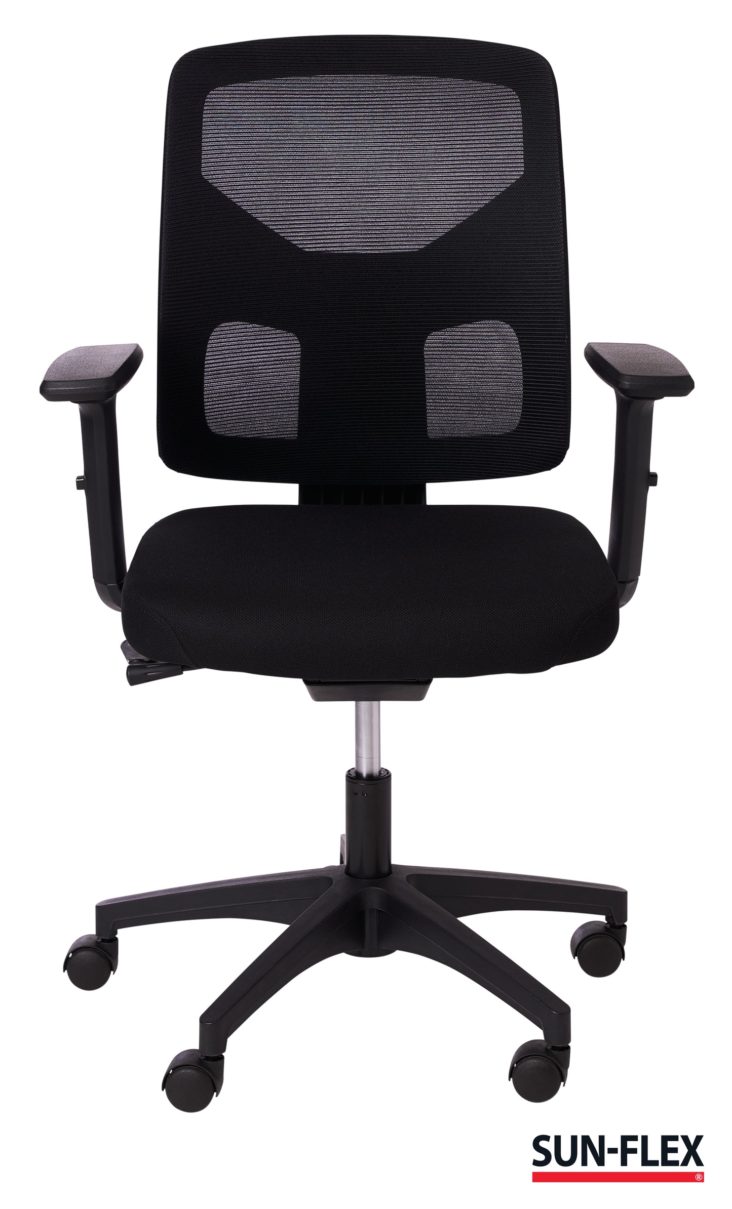 Biuro kėdė SUN-FLEX  OFFICECHAIR su tinkeliu, juoda