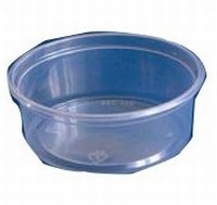 Vienkartinis indelis padažui, PP, skaidrus, D 71 mm, H 23 mm, 50 ml, 100 vnt.