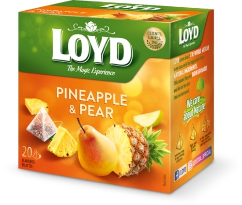 Fruit tea LOYD, pineapple and pear flavor, 20 x 2g