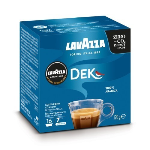 Coffee capsules LAVAZZA AMM "A Modo Mio Dek Cremoso" 16 pcs x 120g