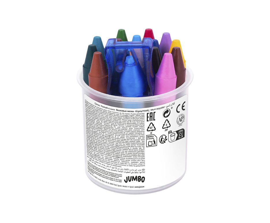 Wax crayons with sharpener JOVI