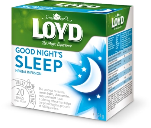 Herbal tea LOYD Good Night Sleep, 20 x 2g