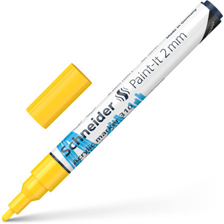 Acrylic marker SCHNEIDER Paint-it 310, 2 mm, yellow