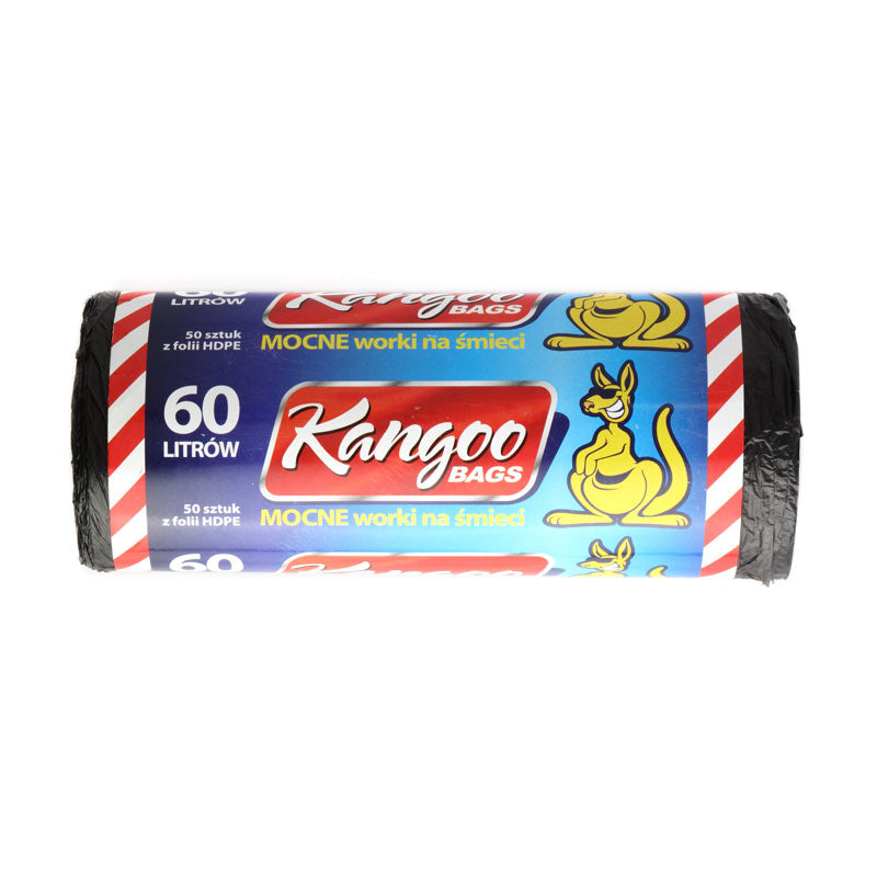 Šiukšlių maišai HD, 60 l, 6 mk., 50 vnt.