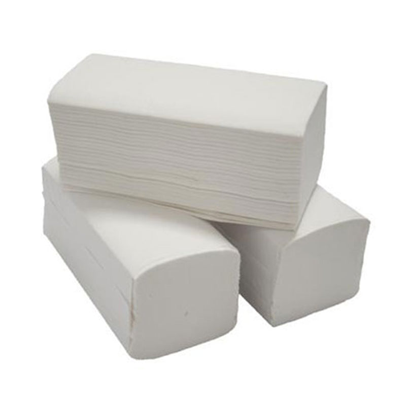 Hand cleaning wipes GRUINE, 2 ply, V-fold, 22 x 24 cm, 200 sheets, 75% whiteness