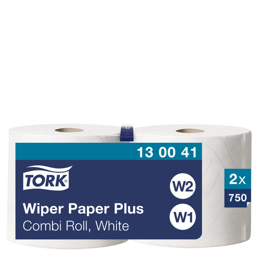 Industrial paper TORK Advanced 420 W1/W2, 130041, 2 ply, 23.5 cm x 255 m, white