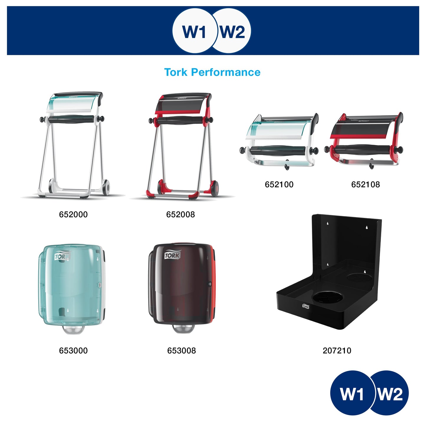 Industrial paper TORK Advanced 420 W1/W2, 130041, 2 ply, 23.5 cm x 255 m, white