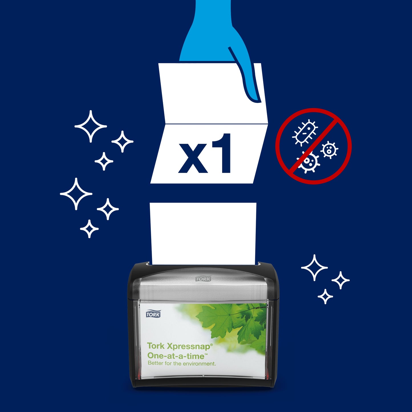 Stalo servetėlės TORK UNIVERSAL N4, 10840, balta sp., 21.6x33cm, 5 vnt./pak.