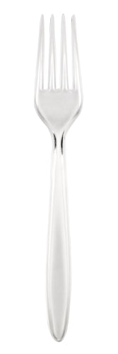 Vienkartinės šakutės SUPERIOR, PS, skaidrios, 17 cm, 50 vnt