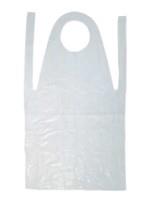 Vienkartinės prijuostės PE, 810x1250, baltos, 50 vnt