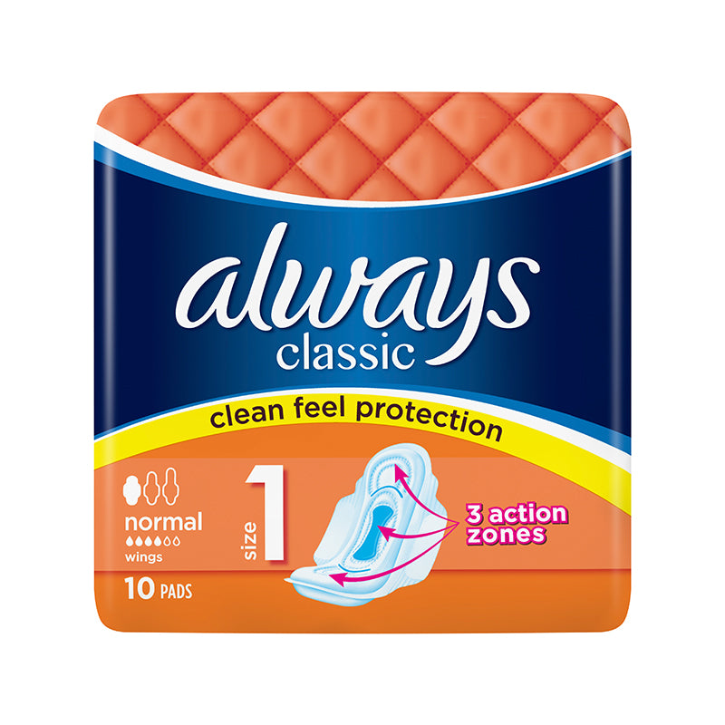 Higieniniai paketai ALWAYS Normal, 10 vnt.