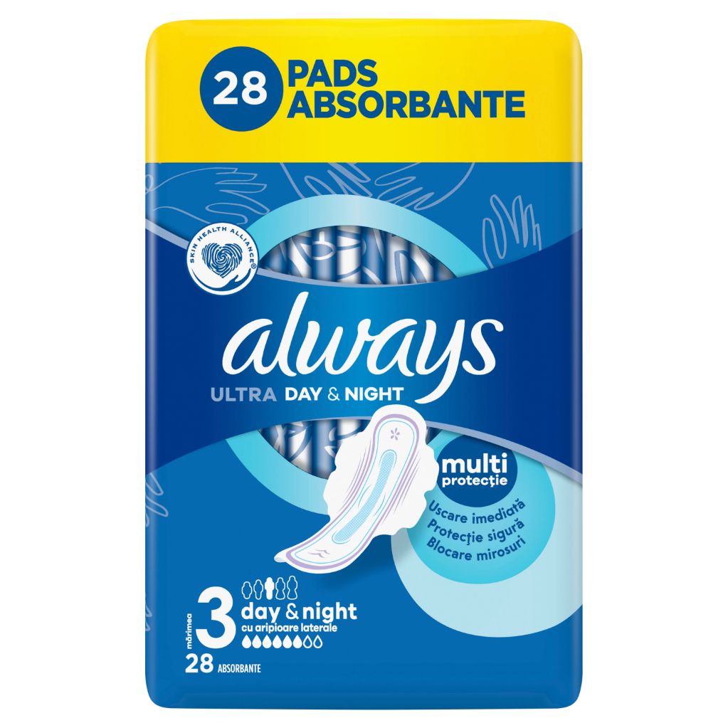 Higieniniai paketai ALWAYS Ultra Night Quattro, 28vnt.