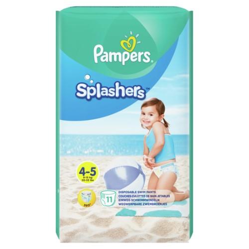 Sauskelnės PAMPERS Pants Splashers, 4 dydis 9 - 15 kg, 11 vnt.