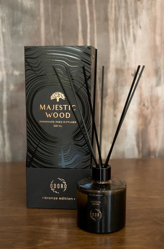Home fragrance ODORO Bronze edition "Majestic Wood", 225 ml