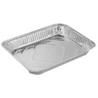 Vienkartinis indas, GN 1/2, aliuminis, 2,4 l, 32,5 x 26,2 x H 4,8 cm, 10 vnt