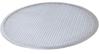 Pizza tin, aluminum, perforated, 33 cm