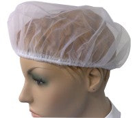 Kepuraitė su tinkleliu, balta