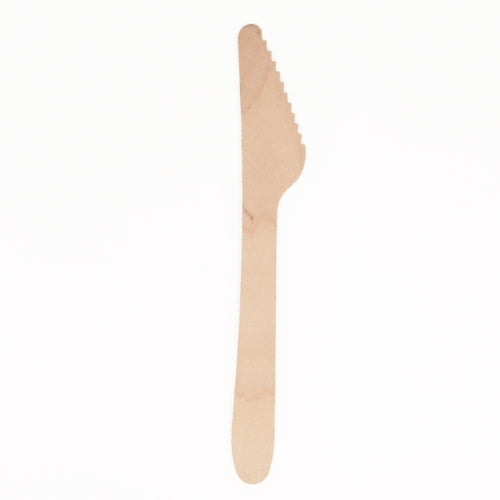 Disposable knives, wooden, 10pcs