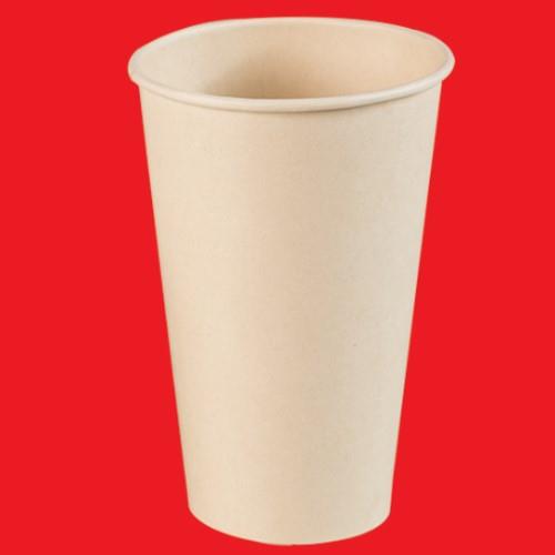 Disposable cups B'Green, made of bamboo fiber, PLA, 475 ml, D90 mm, 50 pcs