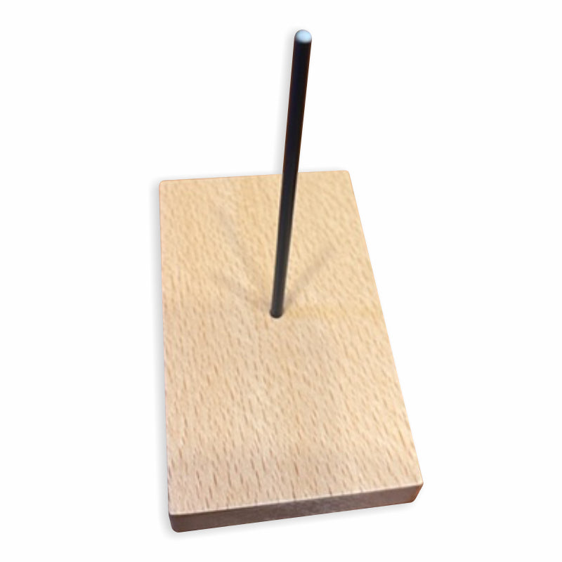 Čekių laikiklis, medis/plastikas, 9 x 5,5 cm, H 1,5 cm, vnt