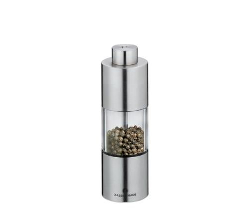 Pepper mill MAINZ, stainless steel/acrylic, D 4.5 cm, H 13 cm, pcs.