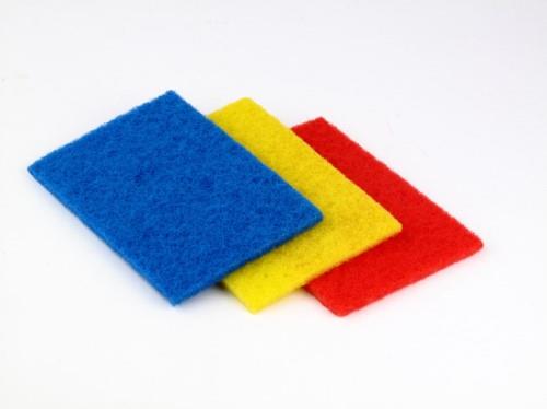 Sponge brush, various colors, fiber, 3 pcs.