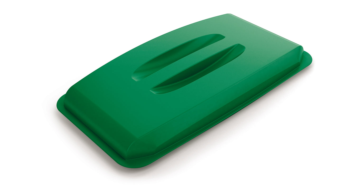 Šiukšlių dėžės dangtis DURABIN® 60L stačiakampis, žalia sp.