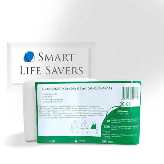 Trikampis tvarstis pirmąjai pagalbai 1vnt.