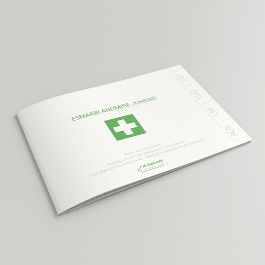 Pirmosios pagalbos vadovas, knyga 10 vnt.