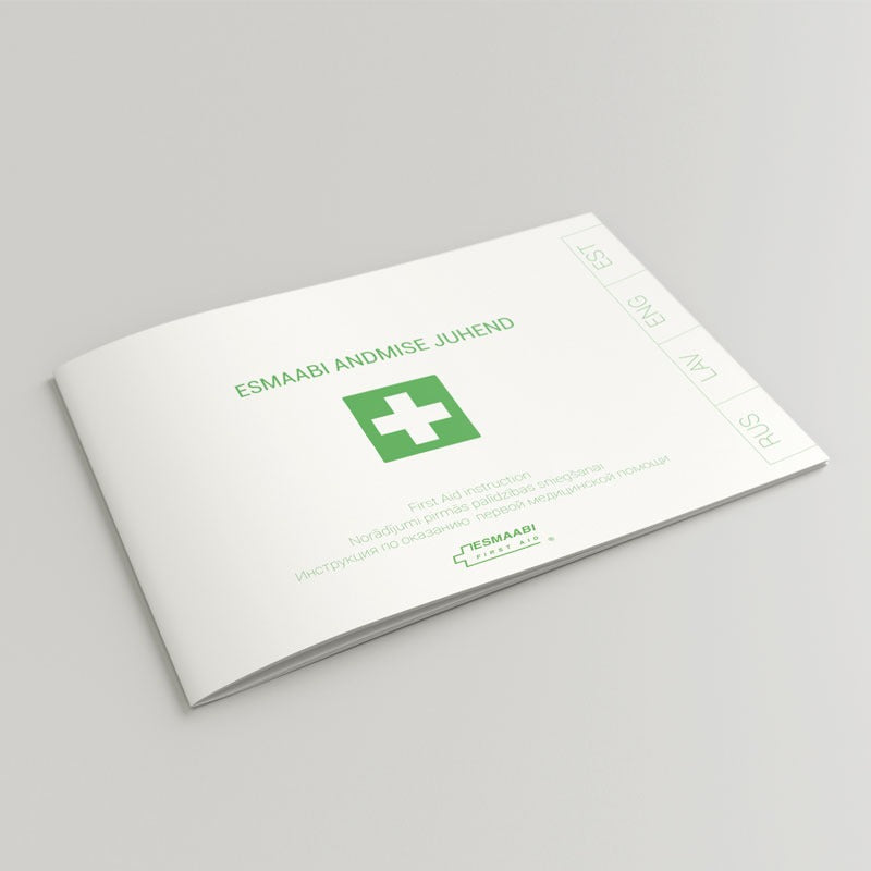 Pirmosios pagalbos vadovas, knyga 10 vnt.