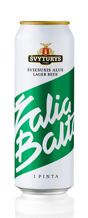 Beer ŠVYTURYS Green White, 5%, 0.568l, can, D